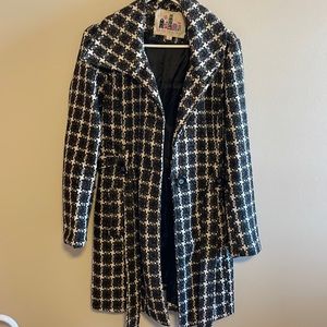 Brown and Black Pea Coat